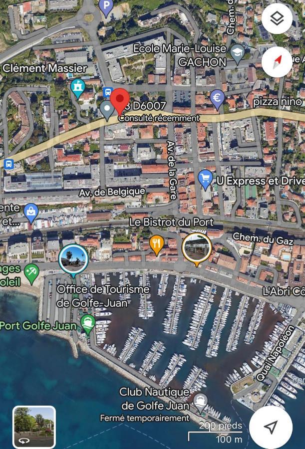 Spacieux Studio A Golfe Juan 2 Minutes Des Plages Vallauris Eksteriør billede